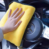 High and low pile cleaning cloth