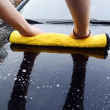High and low pile cleaning cloth