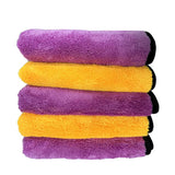 High and low pile cleaning cloth